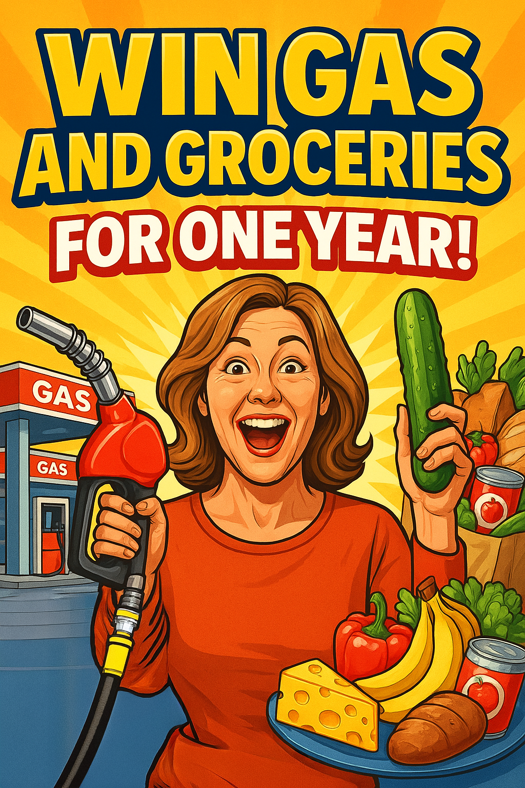 Sweepstakes hero illustration